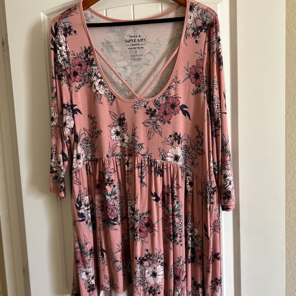 STRAPPY BABYDOLL TOP - Picture 1 of 6